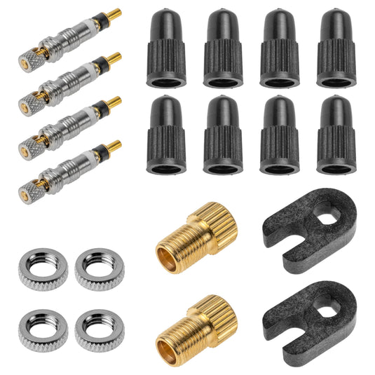 Fietsventiel Reparatieset 20-delig voor Dunlopventiel tot 6 Bar – Ventielset – Fietsaccessoires