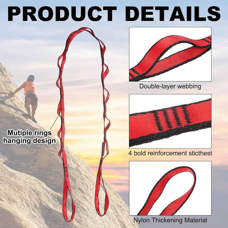 Załaduj obraz do przeglądarki galerii, Daisy chain ophangbanden 2 stuks 180 cm met 12 lussen blauw – verstelbare nylon riemen – aerial yoga accessoires
