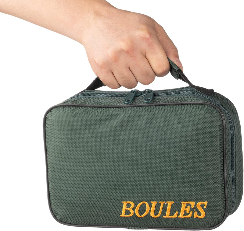 Charger l’image dans la visionneuse de galerie, Sac de transport pour jeu de boules, pour 8 boules, en nylon résistant à l’eau avec bandoulière réglable – sac de rangement pour pétanque – accessoires de boules
