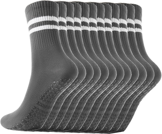 Pilates antislip sokken 3 paar met siliconen grip – yoga sokken – fitness sokken