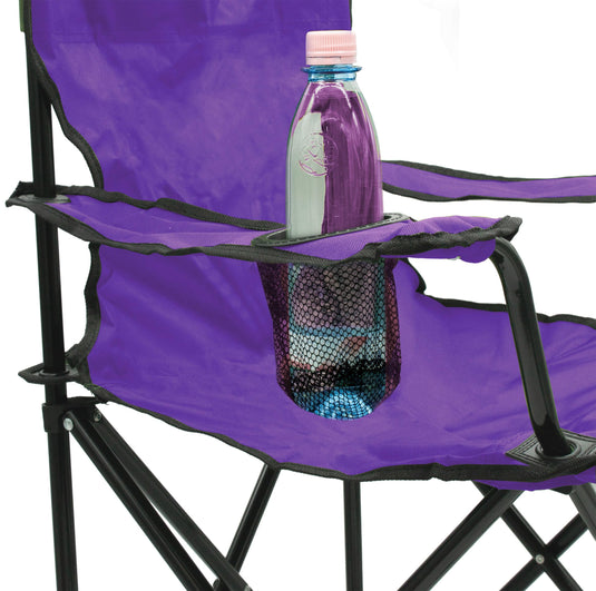 Campingstoelen Opvouwbaar 2 Stuks met Bekerhouder tot 100 kg – Vouwstoel – Kampeerstoel