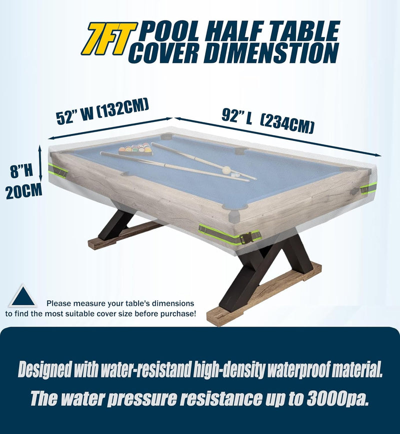 Laden Sie das Bild in Galerie -Viewer, Biljarttafel hoes waterdicht 600D Oxford polyester
