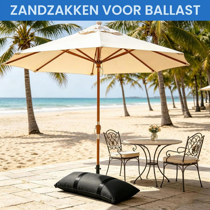 Carica immagine in Galleria Viewer, Verzwaringszakken 2 stuks 70 x 25 cm vulbaar tot 20 kg – zandzakken – outdoor gewichten
