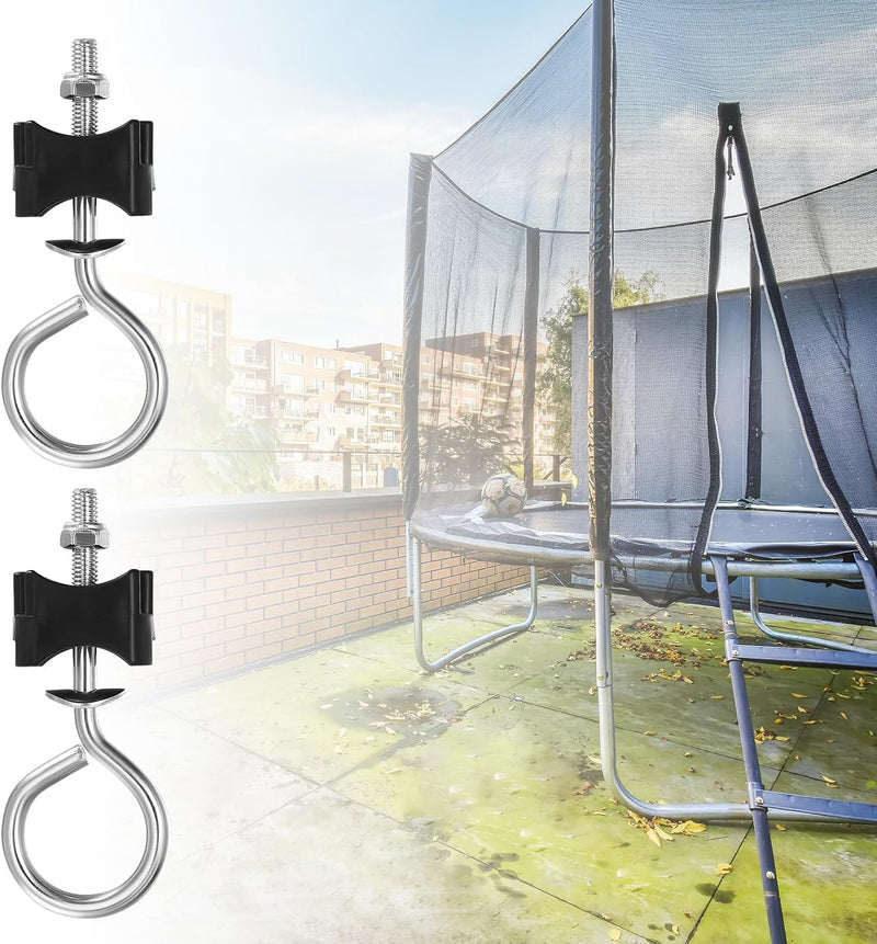 Laad afbeelding in Galerijviewer, Trampoline schroeven 12 stuks 95 mm voor frame en veiligheidsnet – bevestigingsbouten – trampoline accessoires

