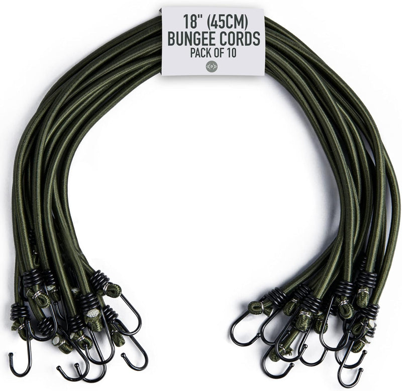 Load image into Gallery viewer, Pluvios Robuuste snelbinders met haken, 10 stuks, maat naar keuze, elastische multifunctionele rubberen spanbanden voor bagage, dakdragers, camping, weerbestendig, UV-bestendige snelbinder, 30 cm
