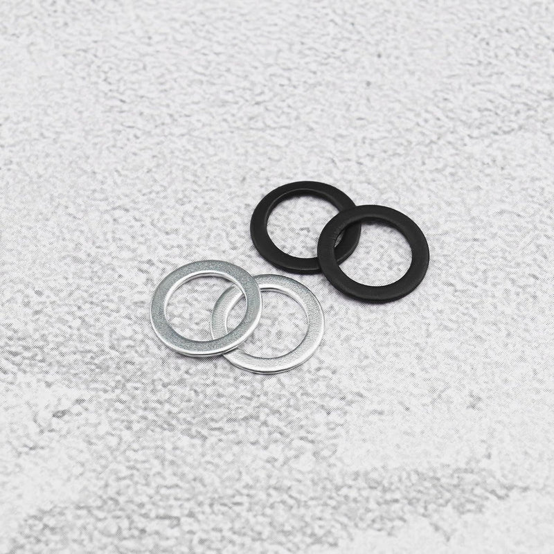 Laden Sie das Bild in Galerie -Viewer, Skateboard truck rebuild kit 32-delig zwart zilver
