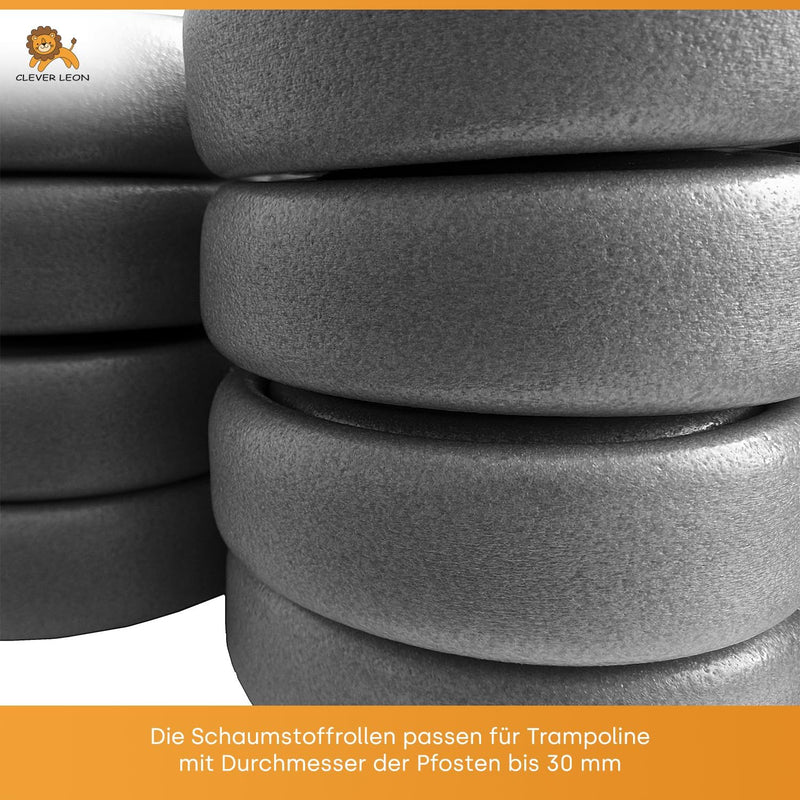 Załaduj obraz do przeglądarki galerii, Trampoline stangbescherming 8 stuks 180 cm van PE-schuim – schuimbuizen – trampoline accessoires
