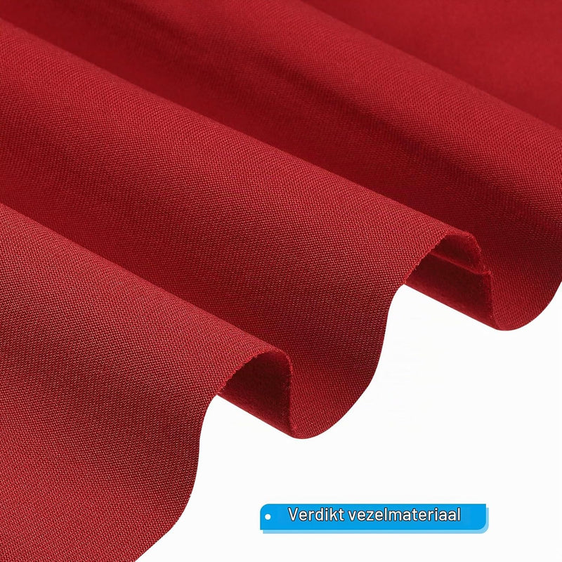 Chargez l'image dans la visionneuse de la galerie, Biljartlaken 9 ft rood met 6 bandenstroken – vervangend biljartdoek – pooltafel accessoires
