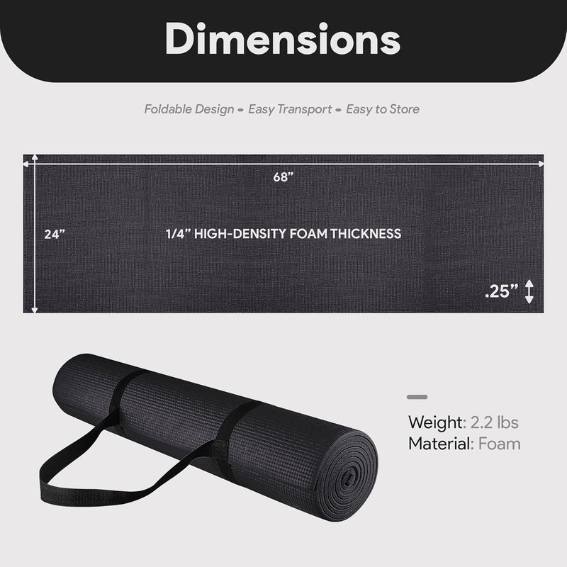 Laden Sie das Bild in Galerie -Viewer, Yogamat schuim antislip 6 mm groen met draagriem
