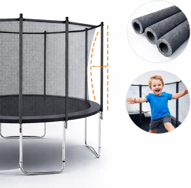 Załaduj obraz do przeglądarki galerii, Trampoline stangbescherming 8 stuks 180 cm van PE-schuim – schuimbuizen – trampoline accessoires
