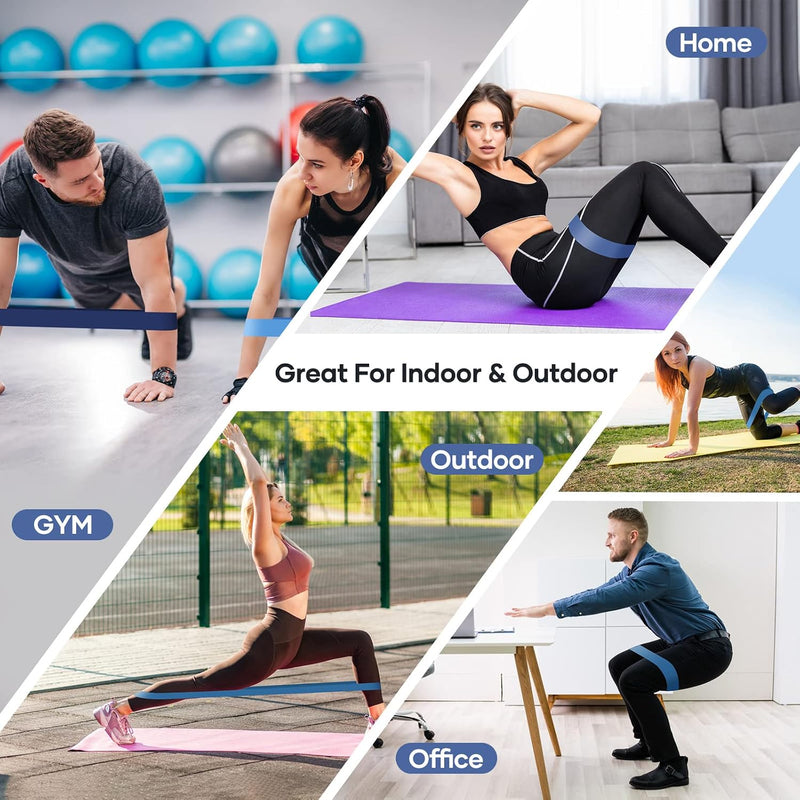 Chargez l'image dans la visionneuse de la galerie, Fitness elastieken 5-delige set met verschillende weerstandsniveaus – weerstandsbanden – resistance bands
