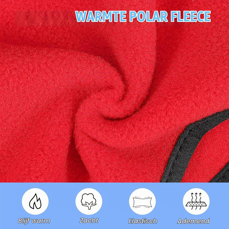 Załaduj obraz do przeglądarki galerii, Fleece oorwarmers 2 stuks – warme sporthoofdbanden – hardloop fiets accessoires
