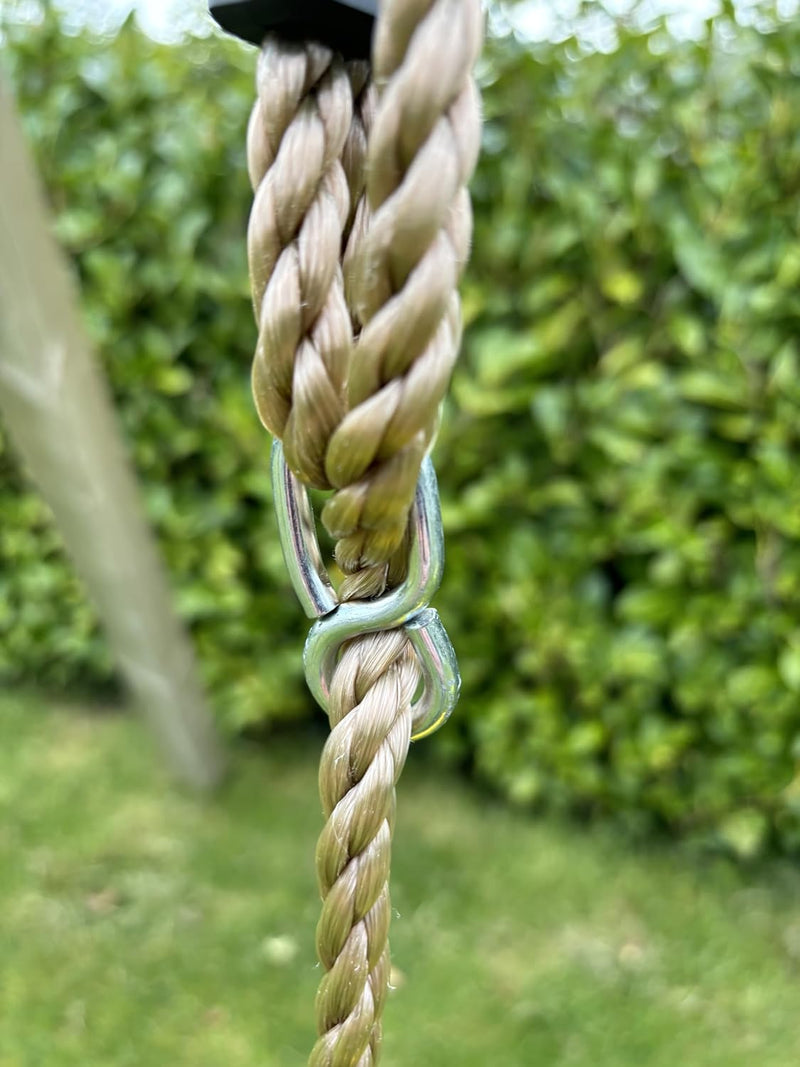 Chargez l'image dans la visionneuse de la galerie, Kinderschommel met verstelbare touwen van stevig kunststof blauw – schommelzitje – speeltoestel accessoires
