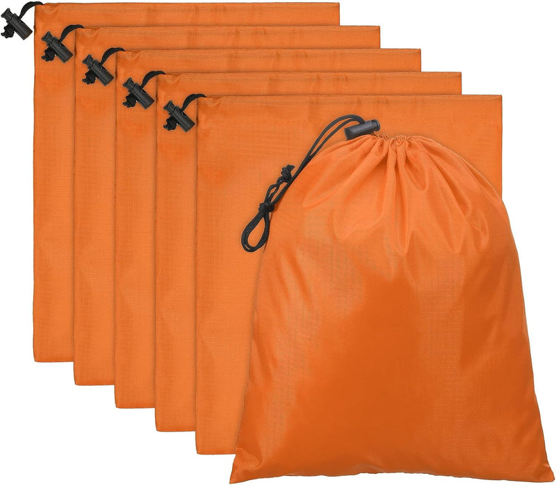 Laad afbeelding in Galerijviewer, Opbergzakken met trekkoord 35 x 40 cm 6 stuks – waterbestendige reiszakken
