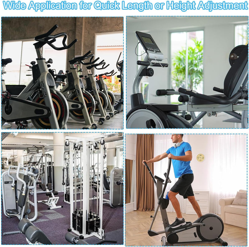 Carica immagine in Galleria Viewer, Pull-up veerknop hometrainer knop M16 (1 stuk) - Verstelbare hoogteverstellingsschroef fitnessapparatuur - Trekpin borgpen hometrainer
