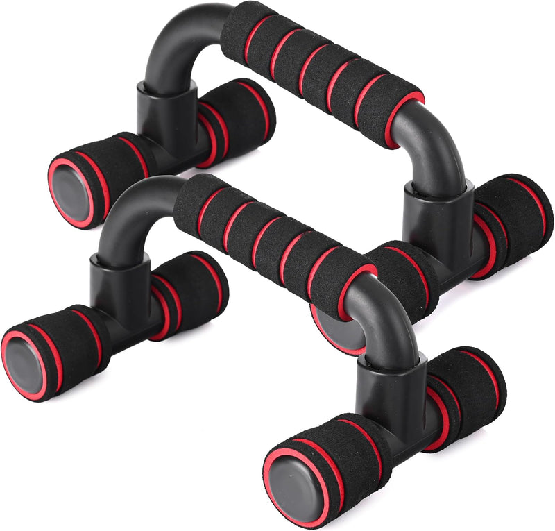 Laad afbeelding in Galerijviewer, Opvouwbare push-up bars 2 stuks met schuimhandgrepen tot 200 kg – parallettes – calisthenics
