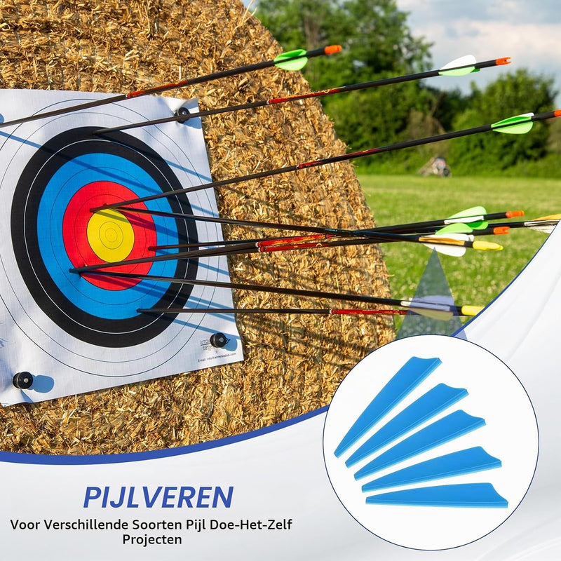 Chargez l'image dans la visionneuse de la galerie, Pijlveren 36 stuks 2,5 inch van kunststof – arrow vanes – boogschieten accessoires
