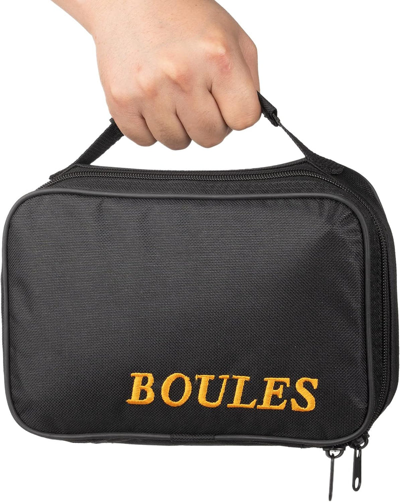 Charger l’image dans la visionneuse de galerie, Sac de transport pour jeu de boules, pour 8 boules, en nylon résistant à l’eau avec bandoulière réglable – sac de rangement pour pétanque – accessoires de boules
