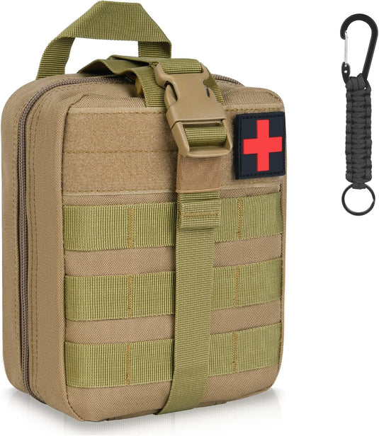 flintronic Tactische Heuptassen, Molle EDC Pouch, Outdoor Heuptas+Haak, Utility Gadget Riemtas met Mobiele Telefoon Holster voor Sport, Wandelen, Kamperen, Reizen-Zwart