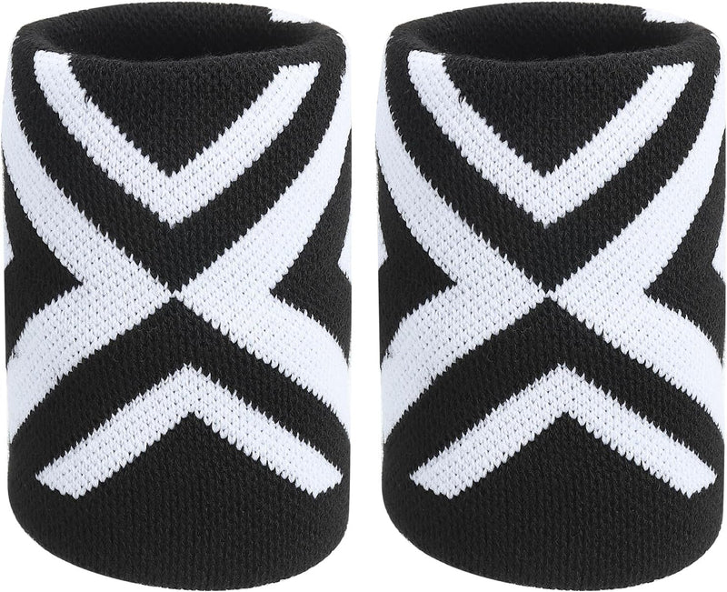 Laden Sie das Bild in Galerie -Viewer, Sport polszweetbanden 2 stuks voor dames en heren – absorberende polsbandjes – fitness accessoires
