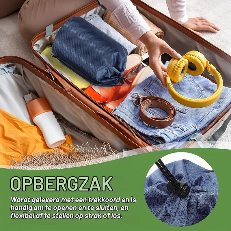 Załaduj obraz do przeglądarki galerii, Waterdichte opbergzak 11 x 20 cm met trekkoord oranje – stuff sack – camping accessoires
