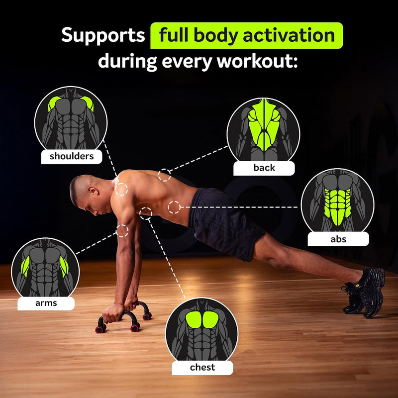 Laad afbeelding in Galerijviewer, Opvouwbare push-up bars 2 stuks met schuimhandgrepen tot 200 kg – parallettes – calisthenics

