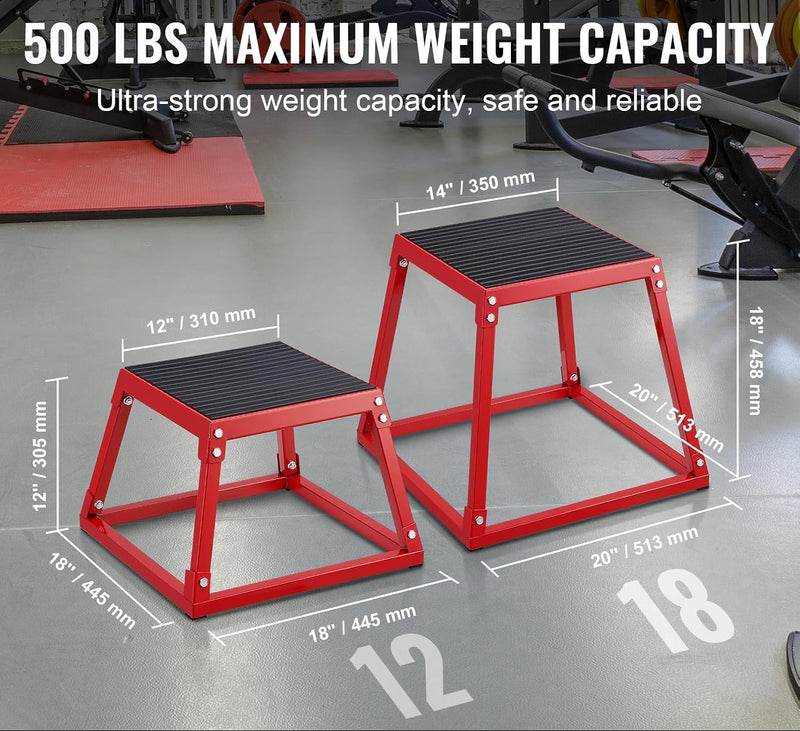 Laden Sie das Bild in Galerie -Viewer, Plyo box set 3 stuks 30 46 en 61 cm van staal tot 227 kg – jump box – plyometrische training
