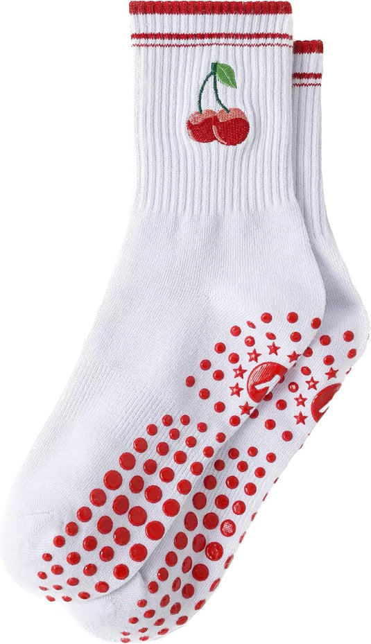 Pilates antislip sokken dames maat 36-40 met gripnoppen – yoga sokken – fitness sokken