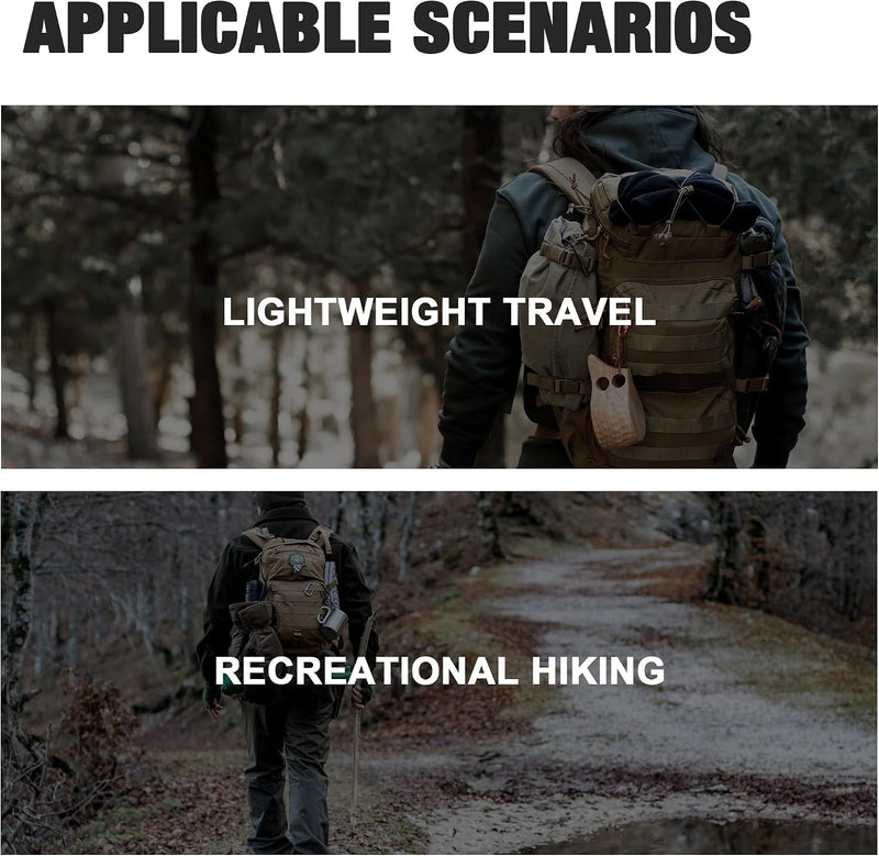 Laad afbeelding in Galerijviewer, Mardingtop 25L Tactische Militaire Rugzak voor Buitenuitrusting Aanvalsrugzak met MOLLE Systeem Trekking Tas voor Wandelen Camping
