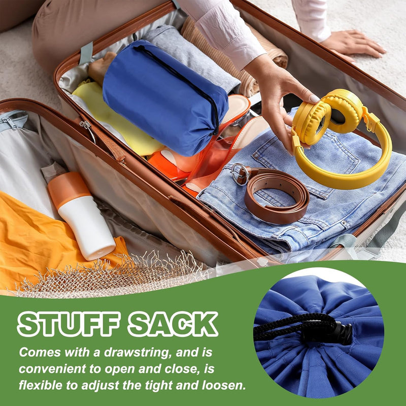 Chargez l'image dans la visionneuse de la galerie, Waterdichte opbergzak 16 x 32 cm met trekkoord zwart – stuff sack – camping accessoires
