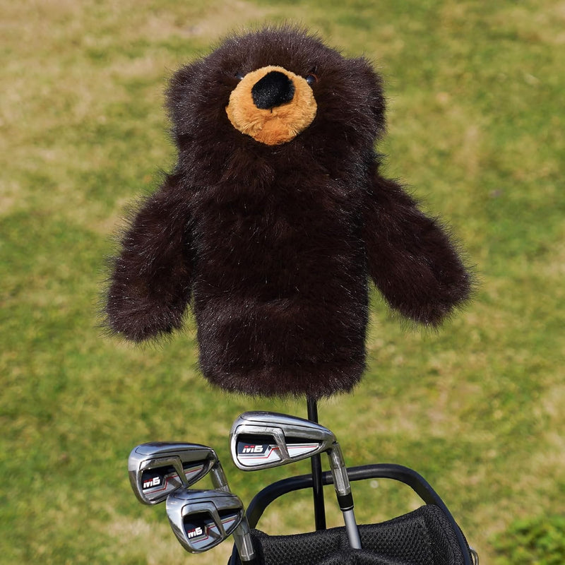 Laden Sie das Bild in Galerie -Viewer, Golfclub beschermhoes van katoen voor hybride golfclubs met klittenbandsluiting – hybrid headcover – golfbescherming
