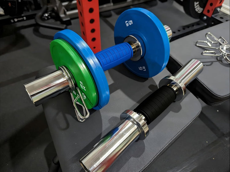 Laden Sie das Bild in Galerie -Viewer, Dikke haltergrepen 2 stuks 5,5 cm van antislip siliconen – fat grips – grip trainer
