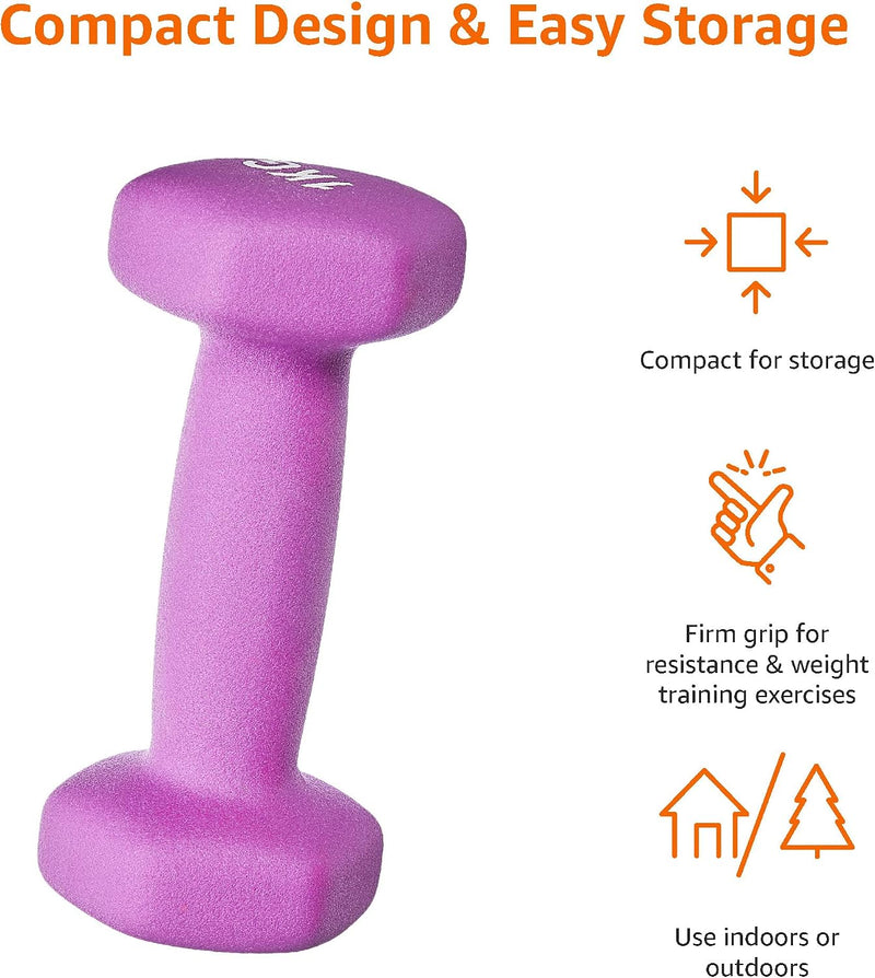 Laad afbeelding in Galerijviewer, Neopreen halterset met zeshoekige antislip dumbbells in verschillende gewichten – handgewichten – krachttraining
