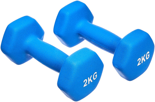 Neopreen dumbbells met antislip grip – halters – fitness gewichten