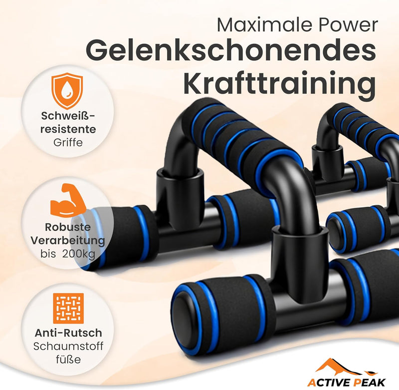 Laad afbeelding in Galerijviewer, Fitness trainingsset 7-in-1 met ab roller push-up bars en springtouw – fitness set – thuis trainen
