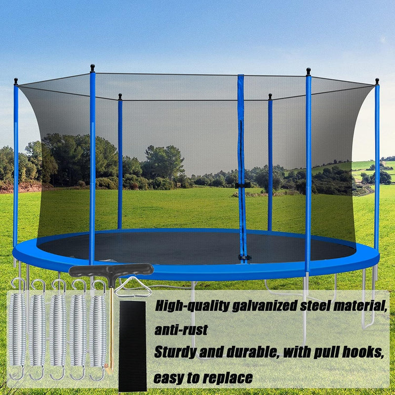 Laden Sie das Bild in Galerie -Viewer, Trampolineveren 5 stuks 147 mm met veertrekker en driehoeksgesp – vervangingsveren – trampoline accessoires
