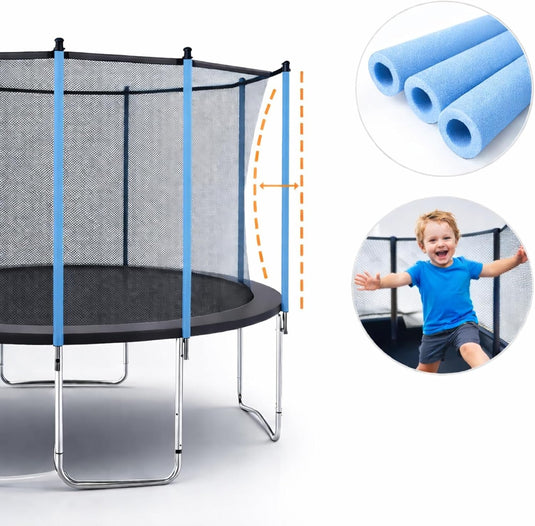 Trampoline stangbescherming 8 stuks 180 cm van PE-schuim – schuimbuizen – trampoline accessoires