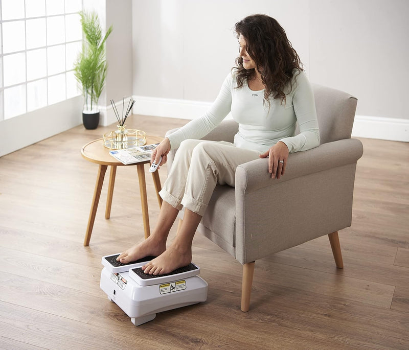 Load image into Gallery viewer, BioEnergiser Leg Exerciser Pro Beentrainer, passieve training voor jong en oud, 3 niveaus, incl. afstandsbediening, zachte constante beweging, geschikt voor senioren, LEGEX Circulation Leg Oefener Pro
