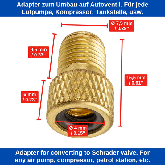 Fietsventiel Reparatieset 20-delig voor Dunlopventiel tot 6 Bar – Ventielset – Fietsaccessoires