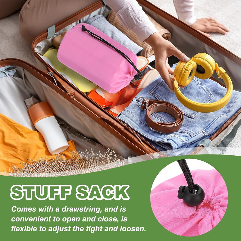 Załaduj obraz do przeglądarki galerii, Waterdichte opbergzakken 2 stuks 13 x 25 cm met trekkoord donkergrijs – stuff sacks – camping accessoires
