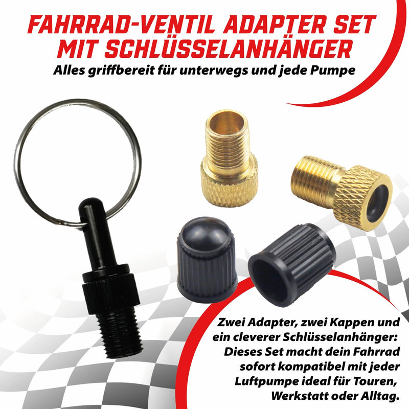 Laden Sie das Bild in Galerie -Viewer, Fietsventiel adapter set 15-delig voor Presta Dunlop en Schrader – ventieladapter – fietsaccessoires
