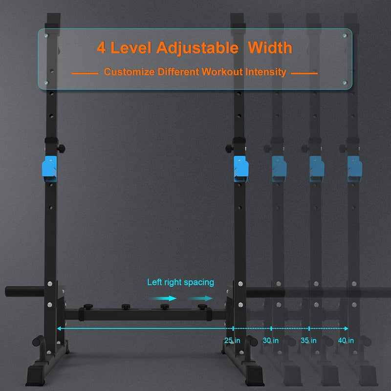 Laad afbeelding in Galerijviewer, Verstelbaar squat rack met dipstation
