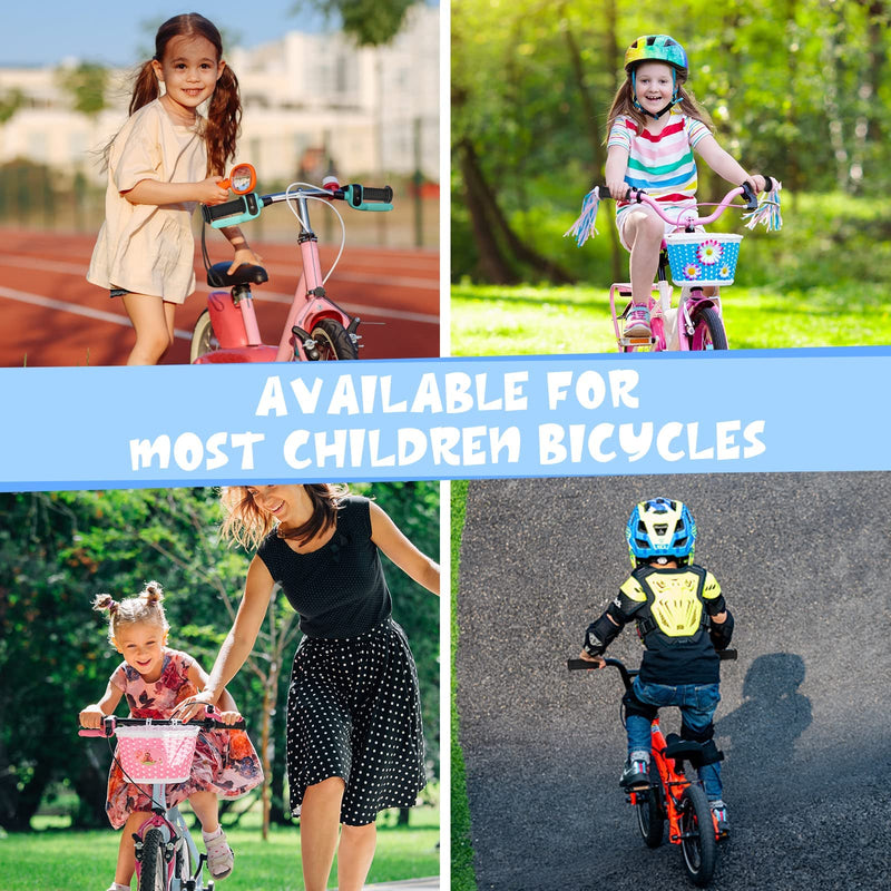 Laad afbeelding in Galerijviewer, URAQT Bicycle Handlebar Grips, 1 Pair of Children's Bicycle Grips, Non-slip Children's Bicycle Grips 22mm Handlebar Grips Impact Protection, Rubber Handles for Scooters Tricycles Children's Balance
