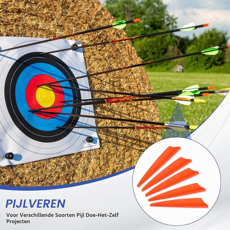 Chargez l'image dans la visionneuse de la galerie, Pijlveren 36 stuks 2,5 inch van kunststof – arrow vanes – boogschieten accessoires
