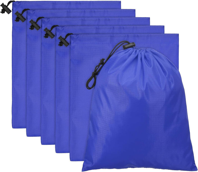 Laad afbeelding in Galerijviewer, Opbergzakken met trekkoord 35 x 40 cm 6 stuks – waterbestendige reiszakken

