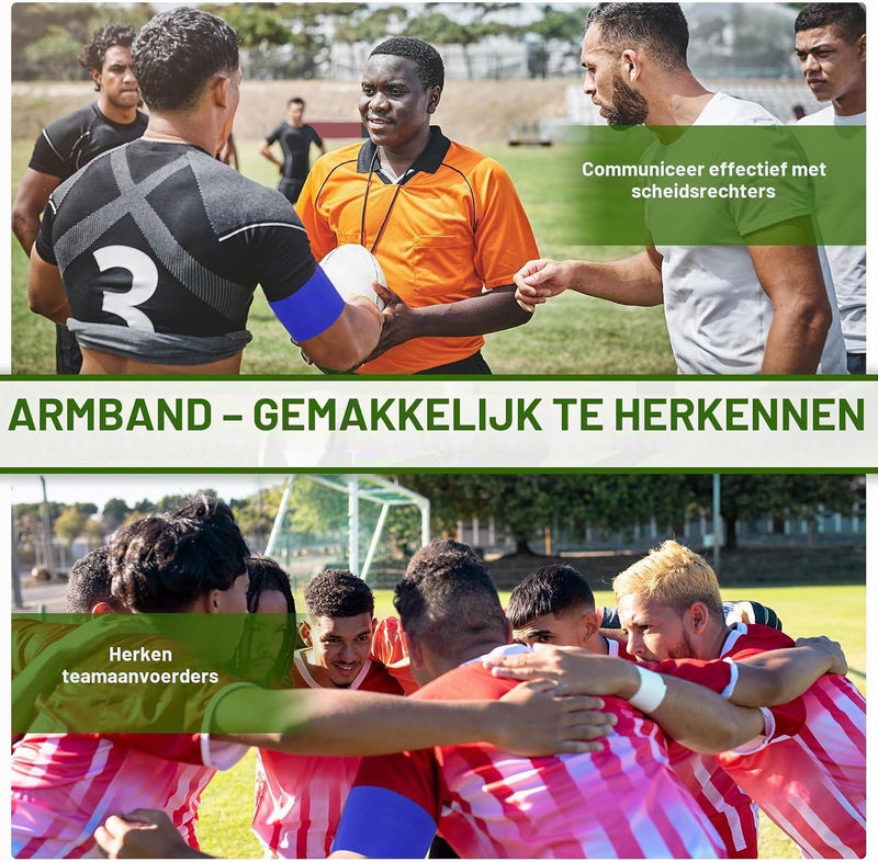 Load image into Gallery viewer, Aanvoerdersbanden 11 stuks verstelbaar 33 x 7 cm – captain armbanden – voetbal accessoires
