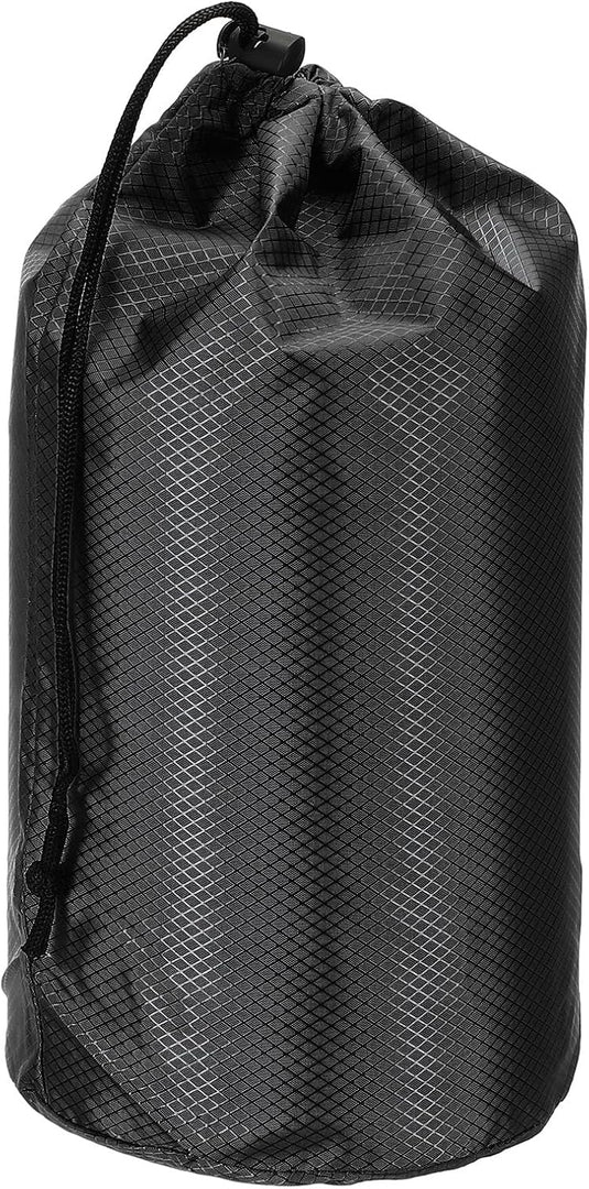 Waterdichte opbergzak 11 x 20 cm met trekkoord oranje – stuff sack – camping accessoires
