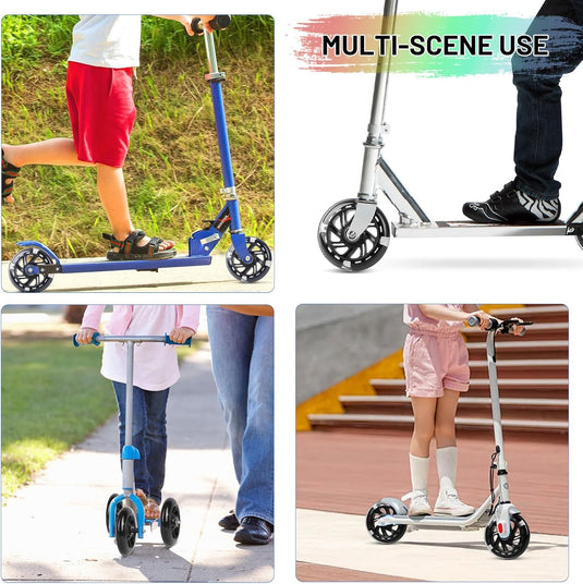 DBREAKS Lichtgevende stuntstep, wielen met ledverlichting, 100 mm, ABEC, 9 kogellagers, hardheid 88A, geschikt voor alle scooters (zwart)