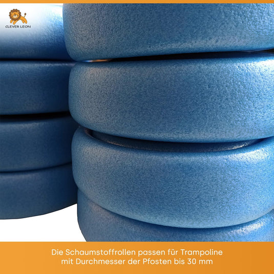 Trampoline stangbescherming 8 stuks 180 cm van PE-schuim – schuimbuizen – trampoline accessoires