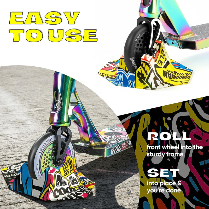 Load image into Gallery viewer, Universele Scooter Stand, Universele Stepstandaard voor Wielen van 95 mm tot 125 mm, Extra Stabiele Standaard, Stepstandaard voor Pro Freestyle Scooter, Stuntstep
